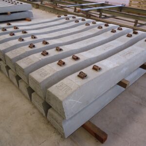 Durmiente de concreto para lineas ferreas